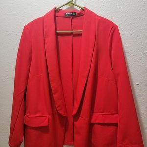 YOINS RED COAT
